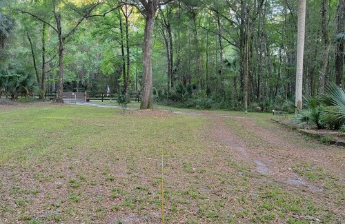 Old Town RV Rental | Get away to a nice primitive campsite 1 mile from the swaunnee river.