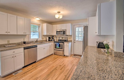 Gilford House | Gilford Home w/Forest View, by Lake Winnepesaukee