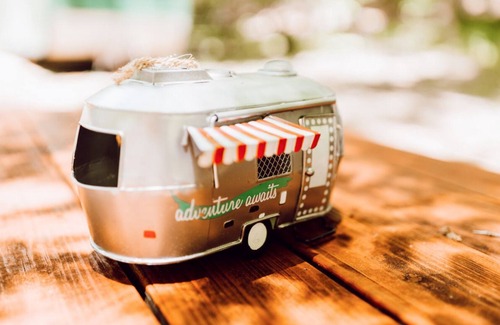 Gnaw Bone House | Glamp in the Garwood Cub | Vintage Camper at Campground