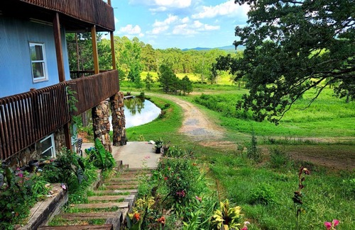 Oden RV Rental | Glamping deck. keep your tent out of the rain and have access to electricity.