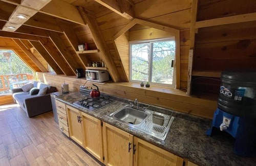 Arteaga Cabin | Glamping MORET Alpine Cabin M2 from 2 to 6 people - pet friendly