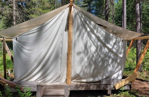 Olney RV Rental | Glamping Wall Tent 5 / Unfurnished