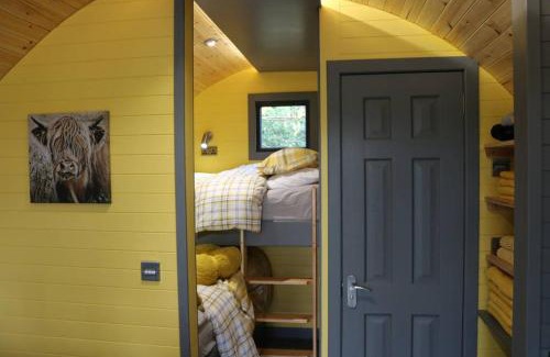 Elgin House | Glampods Glamping Pod - meet Highland Cows and Sheep Elgin