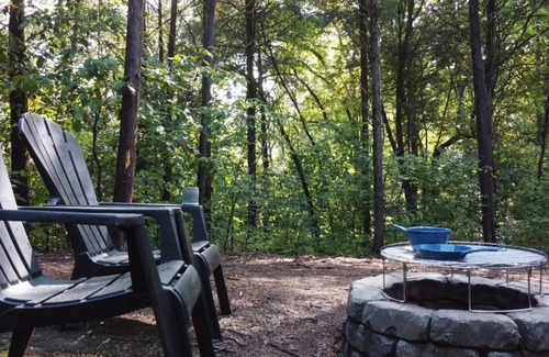 Newport Cabin | GlampVentures "Royal Rest" Bell Tent @ river/lake near the Smoky Mtn.