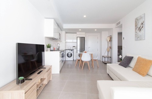 Canet de Berenguer Apartment | Global Properties: Apartment with terrace and pool views in Gran Canet