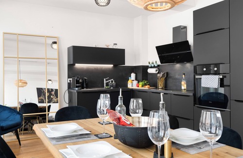 Stadtkern House | Golden Loft - 92qm, zentral & ruhig, Messe/HBF n