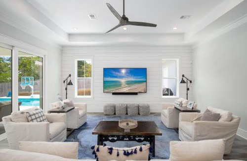 Dune Allen Beach House | Golf Cart, Private Pool, Hot Tub, Two Beach Accesses