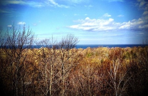 Cross Village House | Good Hart Retreat Log Home, Lake Views, Walk to Beach, Wi-Fi, Sleeps12