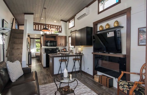 Upward House | Gorgeous 1BR Tiny Home w/Pool | Bocce | Free Tix