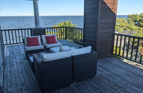 Fire Island Pines House | Gorgeous Bay Front Home with Water Views and Stunning Sunsets
