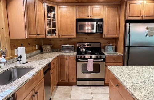 Bridgton House | Gorgeous Bridgton Cabin Only Steps to Long Lake and Direct access to ITS89!