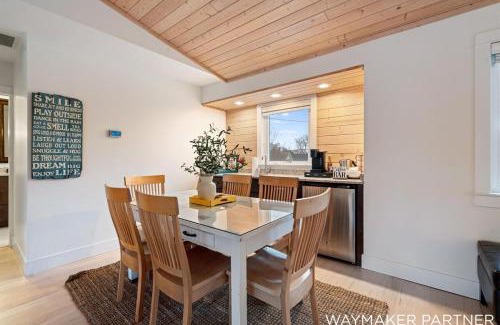 South Haven House | Gorgeous Cottage Steps from Beach, Hot Tub, Arcade, Coffee Bars