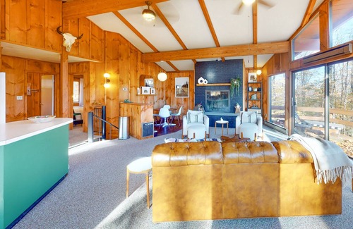 Windham House | Gorgeous four-season retreat with scenic views, furnished deck, grill, & firepit
