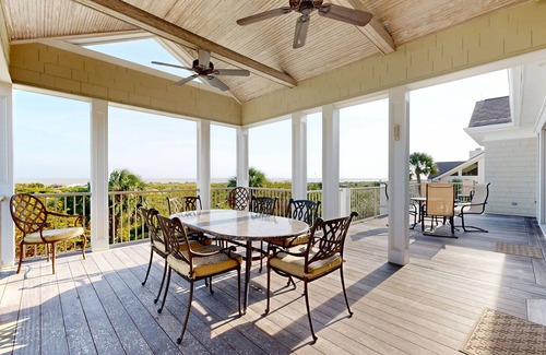 Seabrook Island House | Gorgeous home with panoramic ocean views, private pool, & hot tub