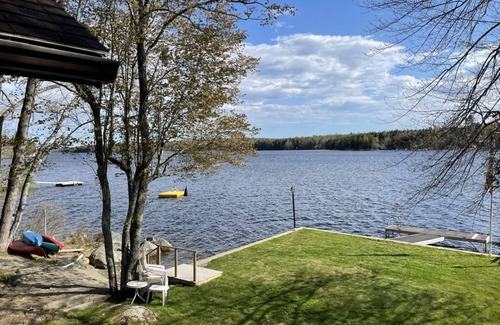 Dedham House | Gorgeous Lakefront House Rental facing South on Green Lake in Dedham, Maine