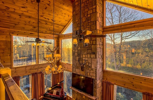 Sautee Nacoochee Cabin | Gorgeous Mountain Home with Hot Tub, Billiards, Three Main Suites, and Views