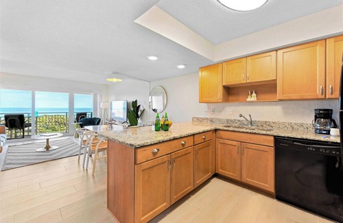 Satellite Beach Condo | Gorgeous Oceanside Oasis w/Heated Pool, Oceanfront Patio & Steps to the Beach 🏖️☀️