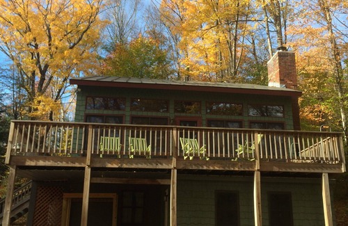 Ludlow Ski Chalet | Gorgeous Ski Chalet with Game Room & Hot Tub on Okemo Mt. under 1 mile to base!