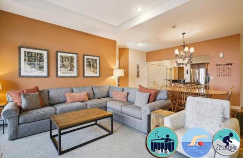 Central Vermont- Killington House | Gorgeous views, tastefully decorated Ski on ski off 3 bedroom condo, with sports center access Lodges 303