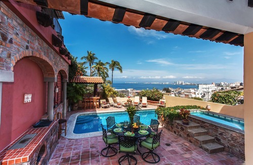 Downtown Puerto Vallarta Villa | Gorgeous villa centrally located overlooking Banderas Bay