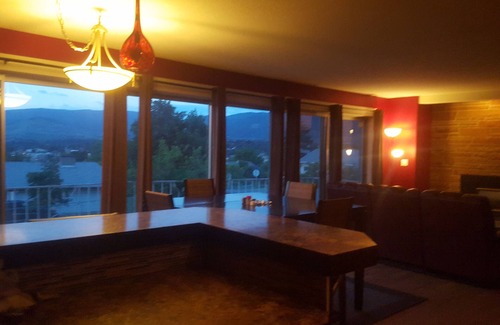Vernon House | Gourmet kitchen, luxurious bath A/C, gas fireplace, BBQ & private backyard patio
