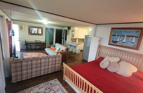 Grand Rapids House | Gr Sunshine Lakefront Cottage · Lakefront King bed firept, hot swim pool spa, swim