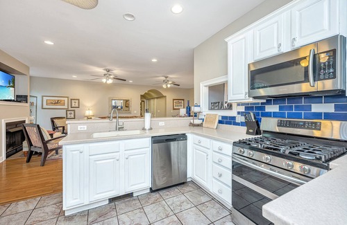 Sunset Point House | Grand Beach Retreat: Hot Tub, Walk to Ocean, Large Screened in Porch