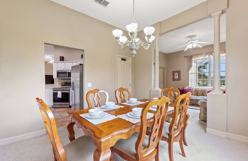 Hillcrest Estates Villa | Grand Home with Pool and Spa on Gated Community.