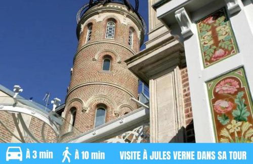 Saint-Acheul Apartment | GRAND T2 GARE AMIENS TOUT CONFORT 2PERS WIFI