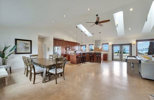 Oak Harbor House | Grand Waterfront Getaway Olympic Views & amenities