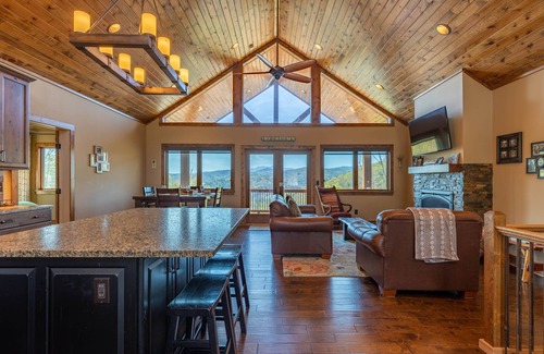 Lenoir House | Grandfather Vistas - Hot Tub, Ping Pong, Fly Fish, views of Grandfather Mountain