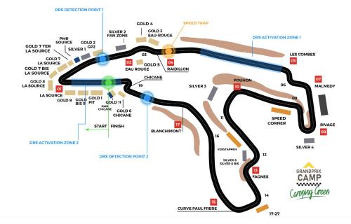Stavelot Other | GrandPrixCamp closest to the track including track view