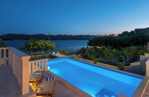 Kuciste Villa | Great beachfront Villa Sasha with swimming pool and amazing sea view!