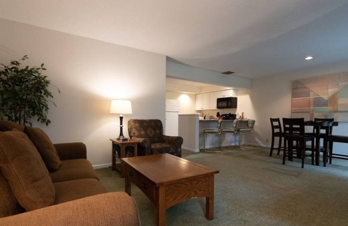 French Lick Villa | Great for Groups! Spacious 1BR Unit w/ Kitchen, Outdoor Terrace & FREE Parking!