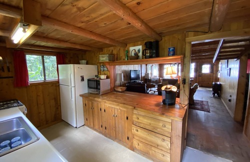 Belgrade Cabin | Great Pond Sunsets - A Classic Camp: Pet Friendly, Kayaks, Dock