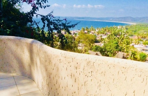 La Manzanilla Villa | Green Apartment con vista al mar y a las montañas en casa elegante