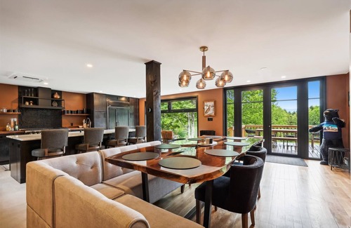 Stowe House | Green Mountain Haus: 4 br, fireplaces, a/c, private pond, mountain views!