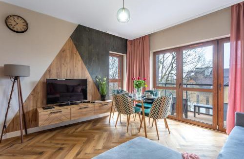 Szklarska Poreba Apartment | Green Park Resort B4- z dostępem do basenu, sauny, jacuzzi, siłowni