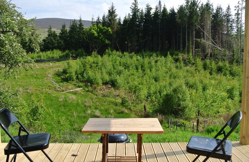 Corwen Cabin | Greener Glamping Mountain Yurt North Wales - Sleeps 4 - Pet and Child Friendly