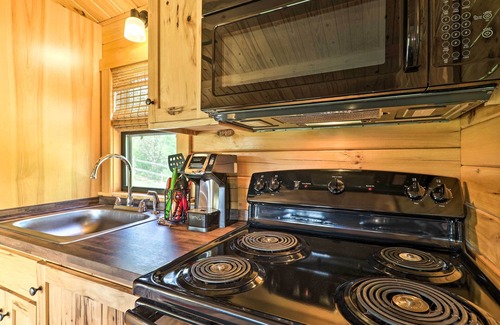 Sparta Cabin | Grill & River Access: Tiny Cabin in Sparta!