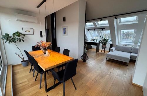 Penzing Apartment | Großzügiges Dachterrassen-Appartment mit Klimaanlage und wunderbarem Ausblick über ganz Wien
