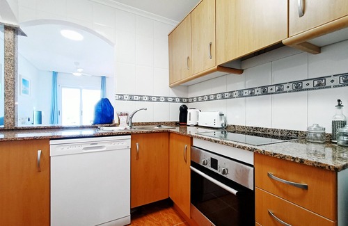 Cala Reona Apartment | Ground floor apartment, sea views, parking, communal pool