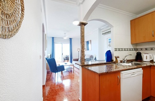Cala Reona Apartment | Ground floor apartment, sea views, parking, communal pool