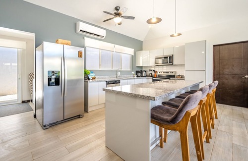 Avellanas Beach Condo | Ground-floor condo with AC, pool views, on-site outdoor pool and plunge pool