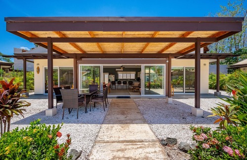 Avellanas Beach Condo | Ground-floor condo with AC, pool views, on-site outdoor pool and plunge pool