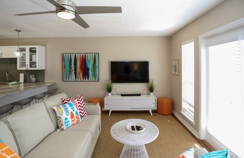 Gulf Place Condo | Gulf Place - Private Beach Access- Heated Pool!