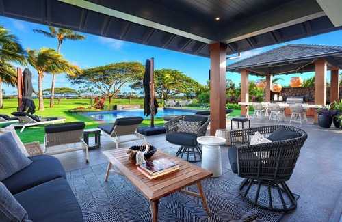 Poipu House | Hale Pakika at Kukui'ula: Exclusive 5BR Estate Private Pool, Golf & Ocean Vistas