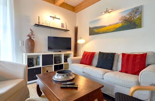 Seedorf Apartment | Half-timbered houses Seedorf | House part 1 with fireplace+terrace - FS02