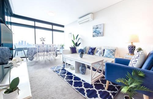 Sydney Olympic Park Apartment | Hamptons Style 2BR & kid room w view in Olympic Park