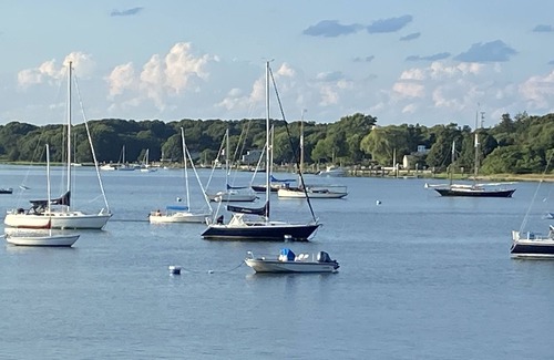 North Kingstown House | Harbor front, stairs to beach; beautiful outdoor spaces, grill ,kayaks, fire pit